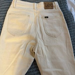 Lee Cream Jeans- Boot Cut